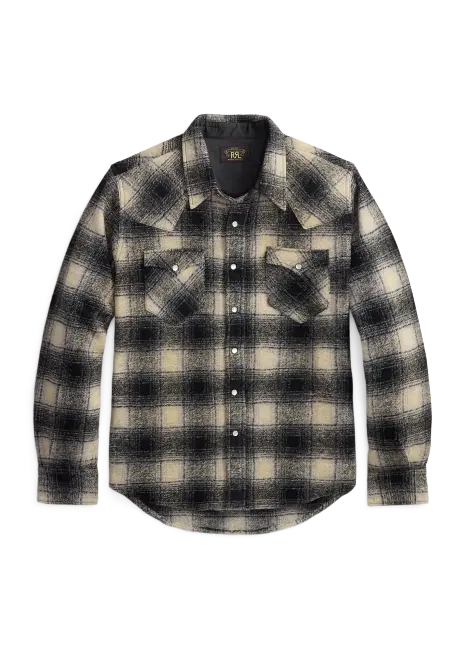Ralph Lauren Slim Fit Plaid Western Overshirt