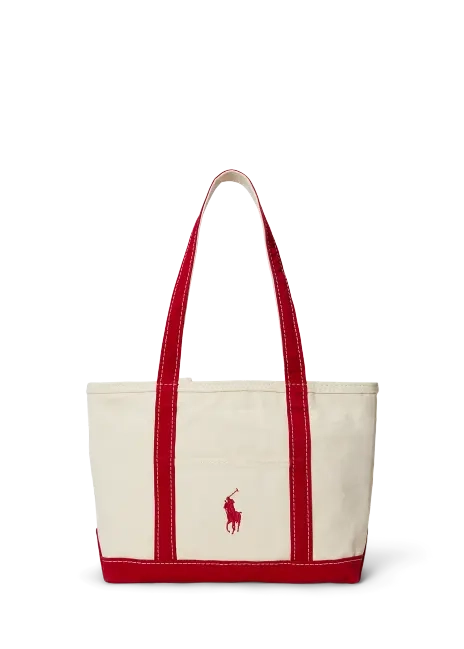 Ralph Lauren Polo Pony Canvas Small Tote