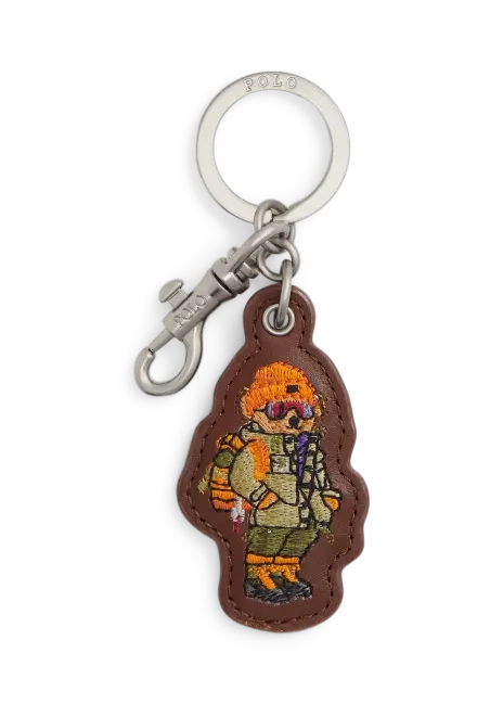 Ralph Lauren Polo Bear Leather Key Fob