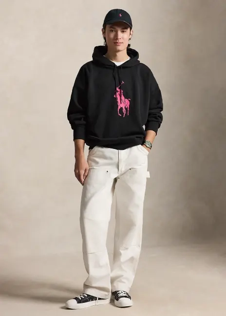 Ralph Lauren Pink Pony Fleece Hoodie