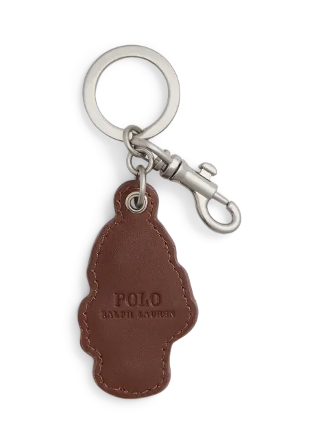 Ralph Lauren Polo Bear Leather Key Fob
