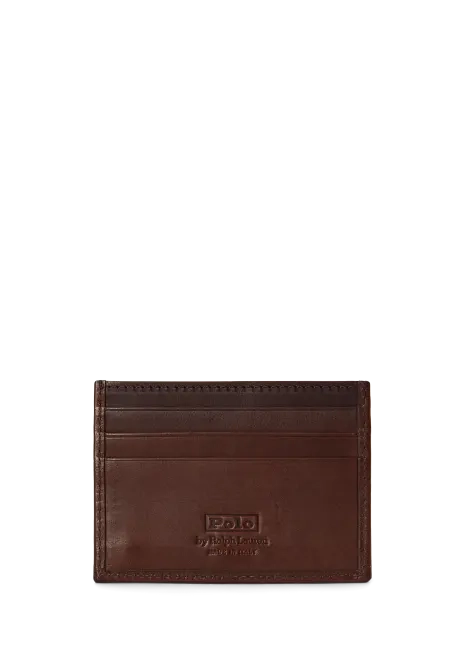 Ralph Lauren Burnished Leather Card Case