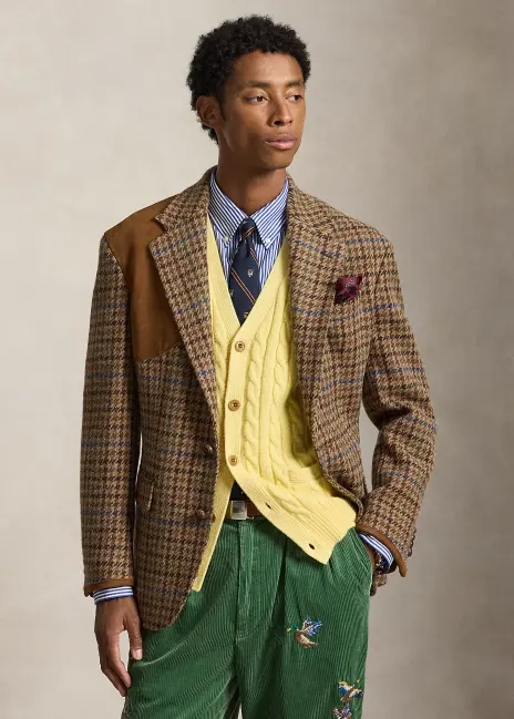 Ralph Lauren Heyworth Plaid Tweed Sport Coat