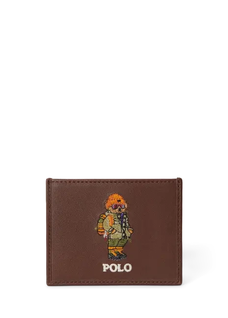 Ralph Lauren Polo Bear Leather Card Case