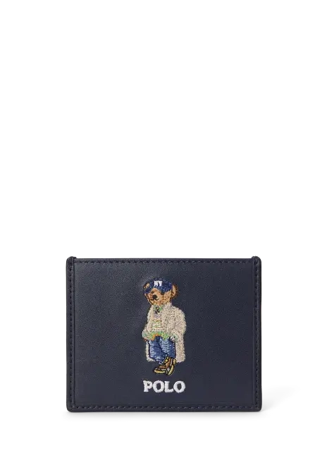 Ralph Lauren Polo Bear Leather Card Case