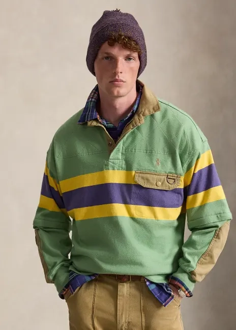 Ralph Lauren Relaxed Fit Convertible Rugby Shirt