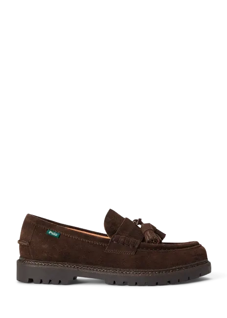 Ralph Lauren Jett Tassel Suede Loafer