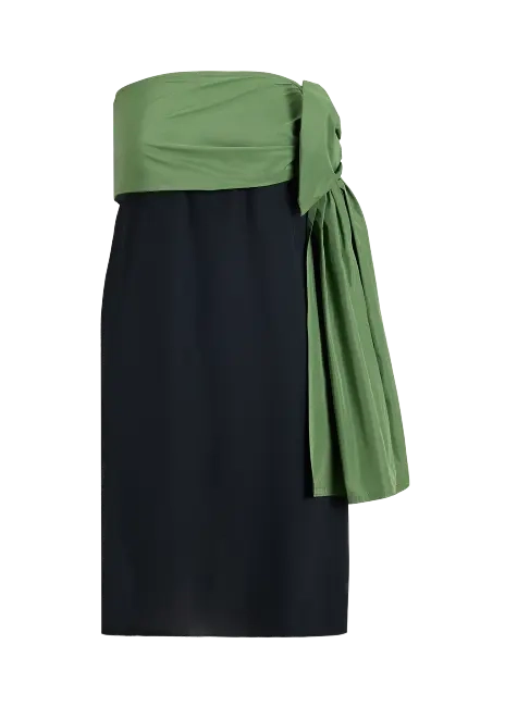 Ralph Lauren Taffeta-Sash Maxiskirt
