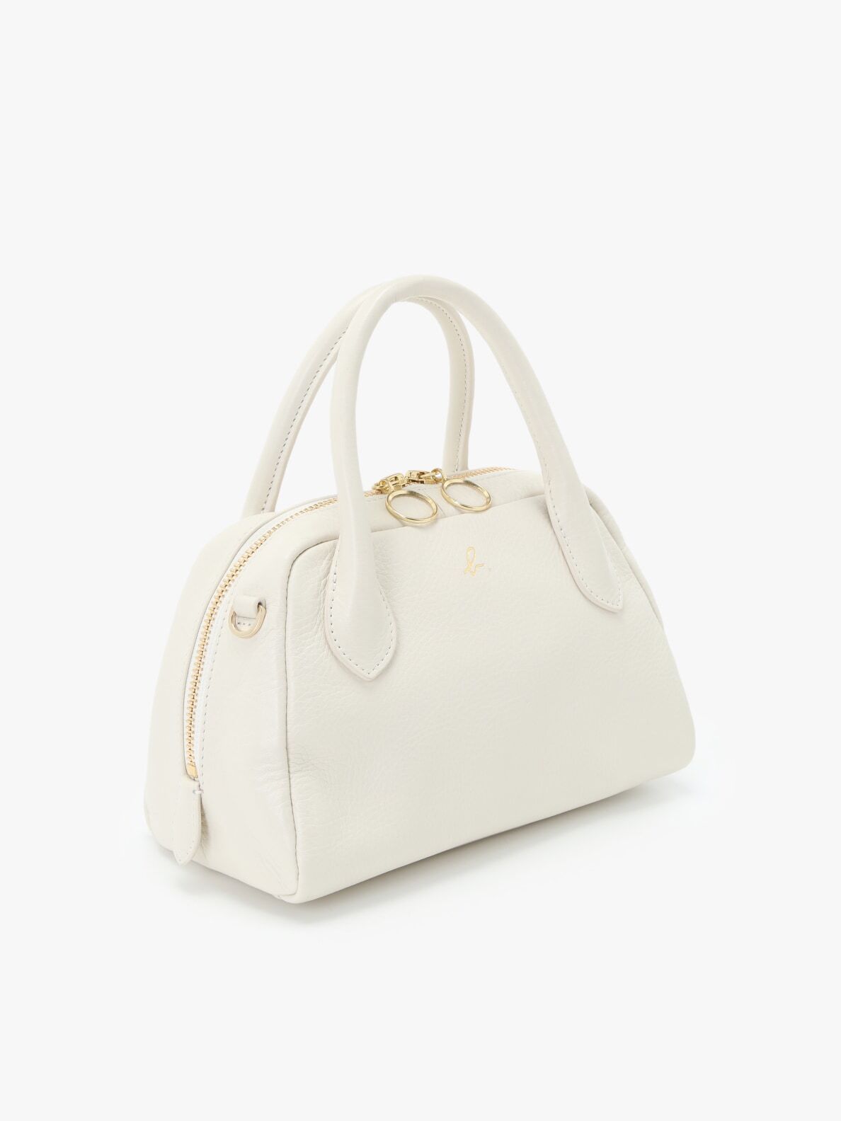 WOMEN'S LEATHER BOSTON BAG | agnès b. HK
