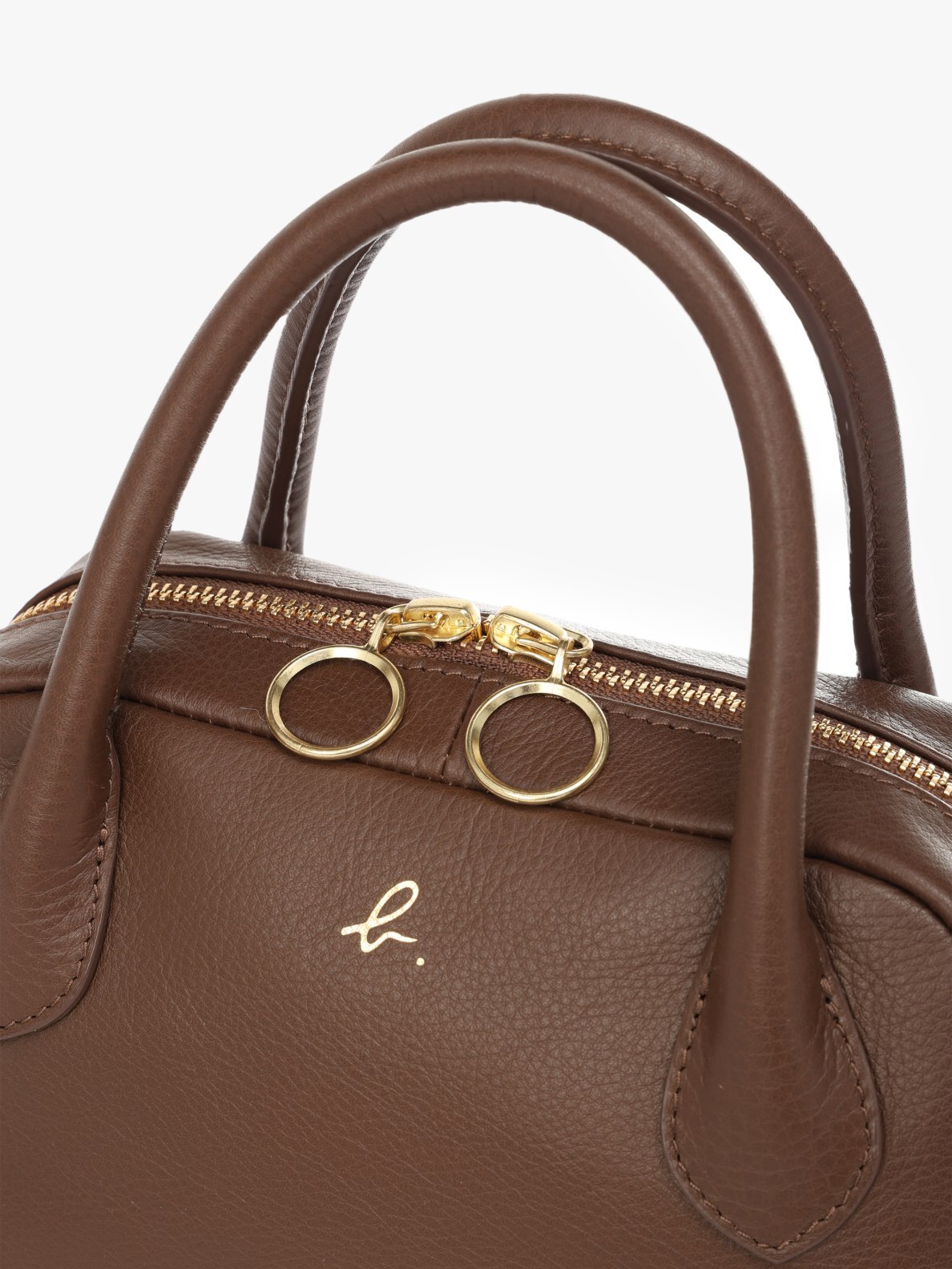 WOMEN'S LEATHER BOSTON BAG | agnès b. HK