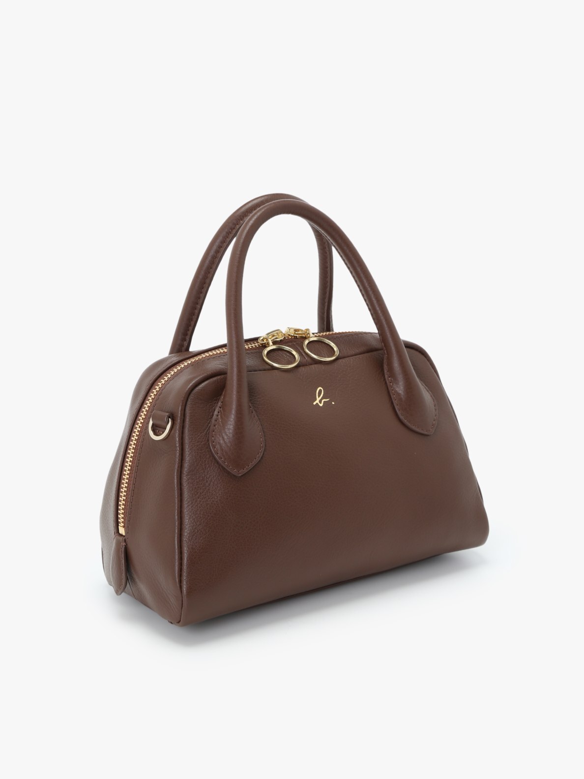 WOMEN'S LEATHER BOSTON BAG | agnès b. HK