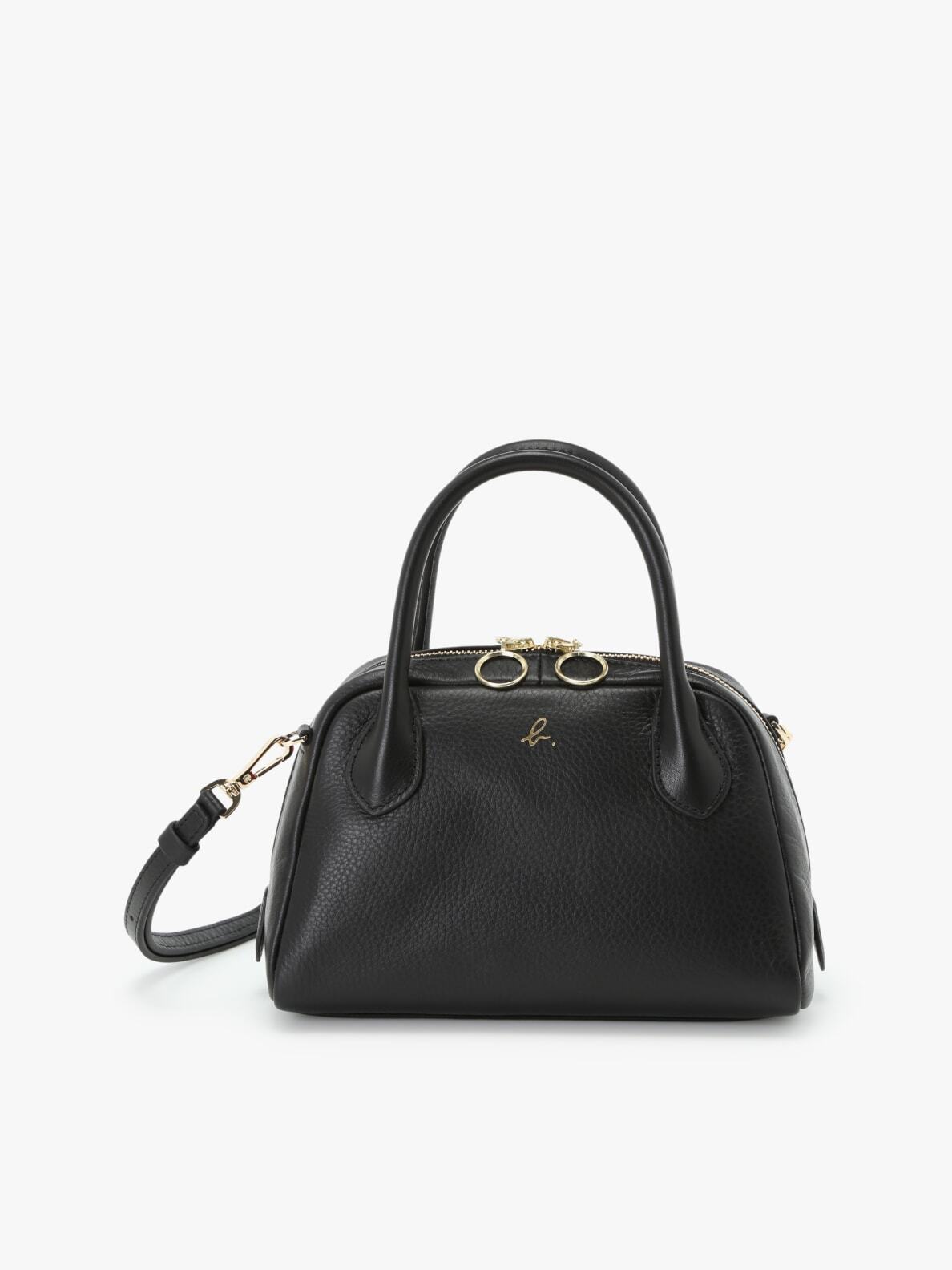WOMEN'S LEATHER BOSTON BAG | agnès b. HK