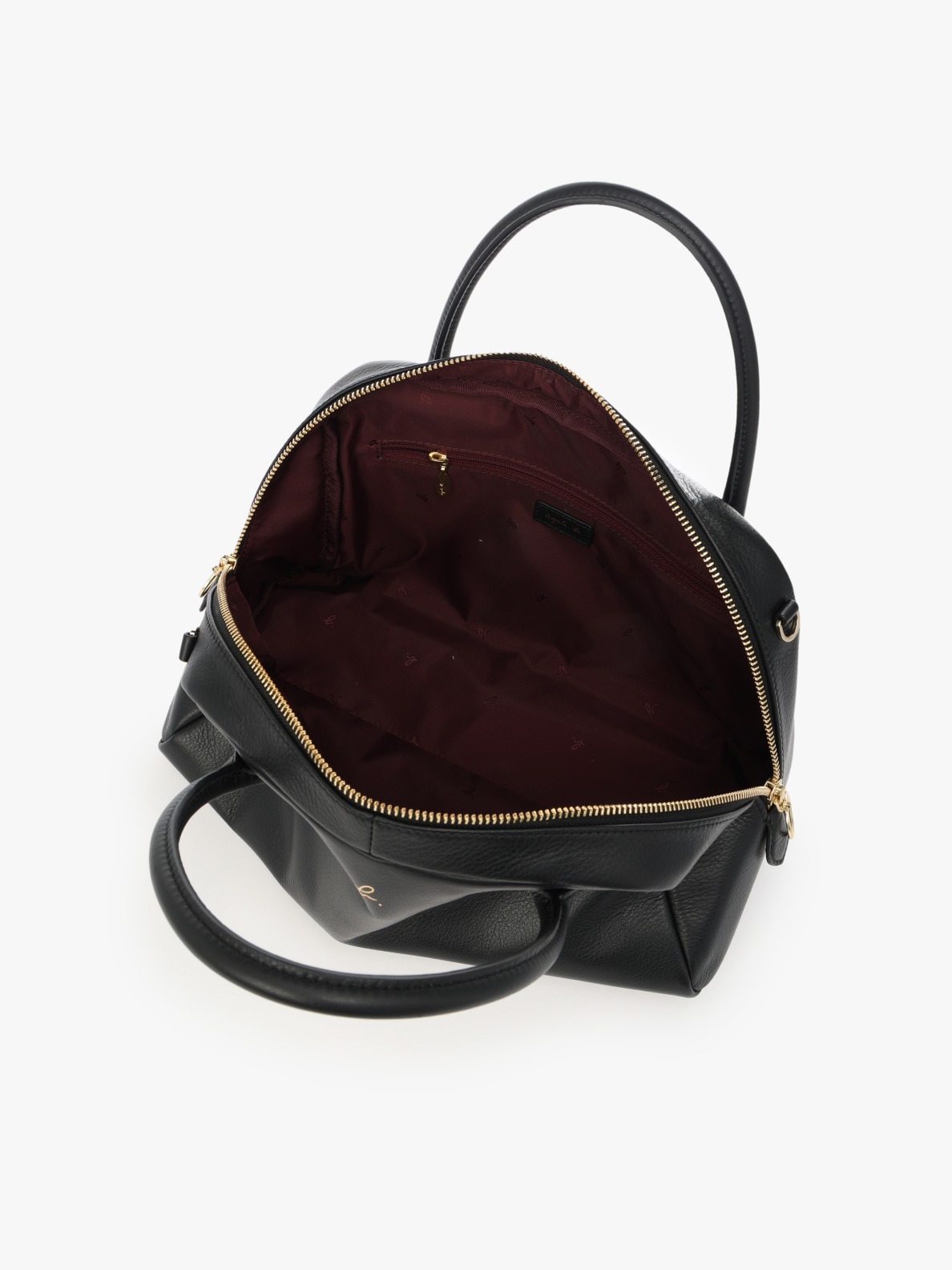 WOMEN'S LEATHER BOSTON BAG | agnès b. HK