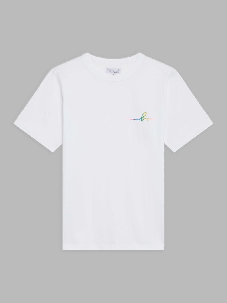 agnes b UNISEX ORGANIC COTTON JERSEY T-SHIRT