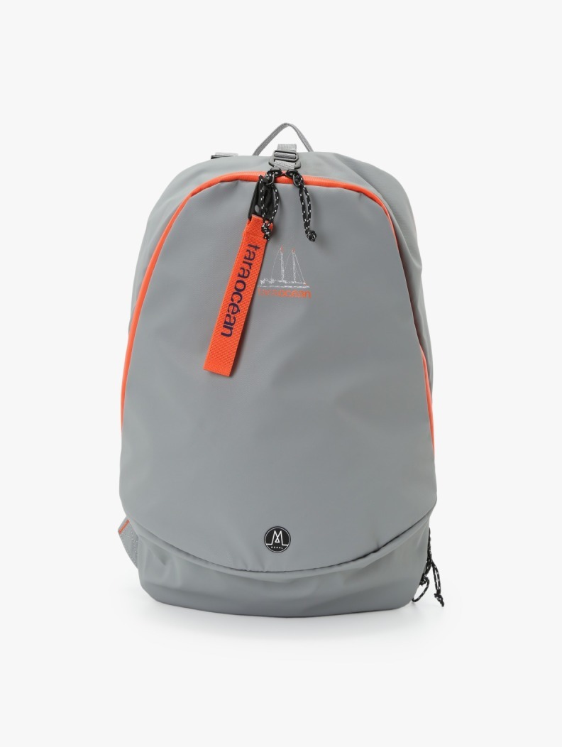 agnes b leather backpack B. VOYAGE SMALL NYLON DRAWSTRING P571VN01 ROYAL BLUE  tone logo plaque WOMEN'S LEATHER BACKPACK | agns