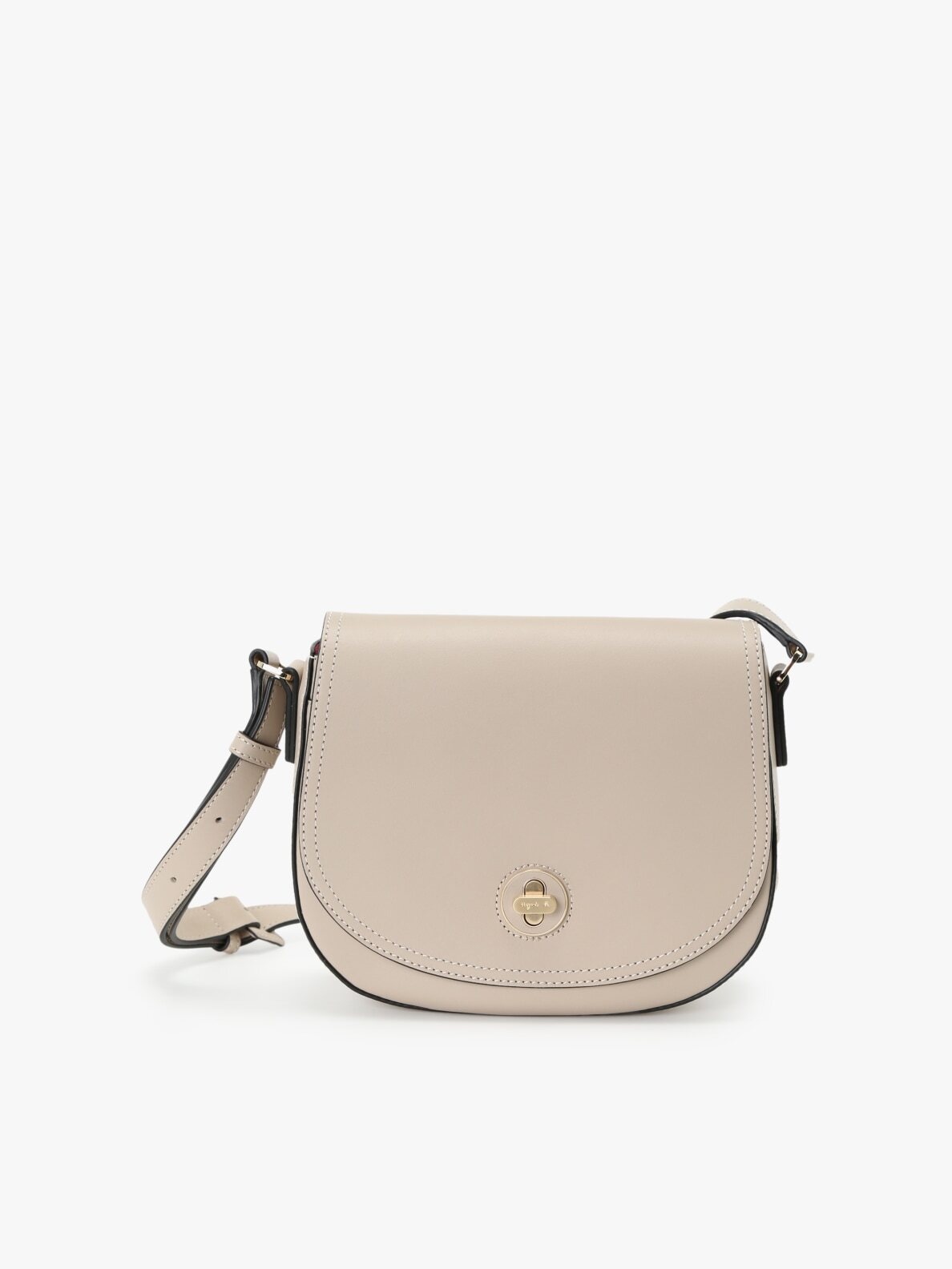 LEATHER SHOULDER BAG | agnès b. HK
