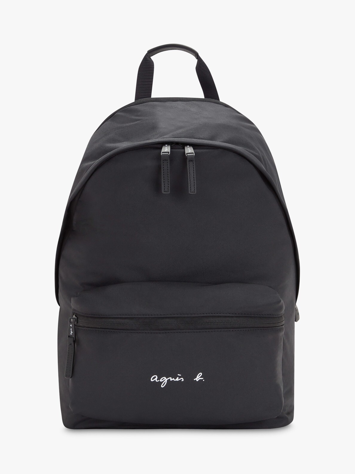 UNISEX S BLACK POLYESTER BACKPACK agnes b. HK