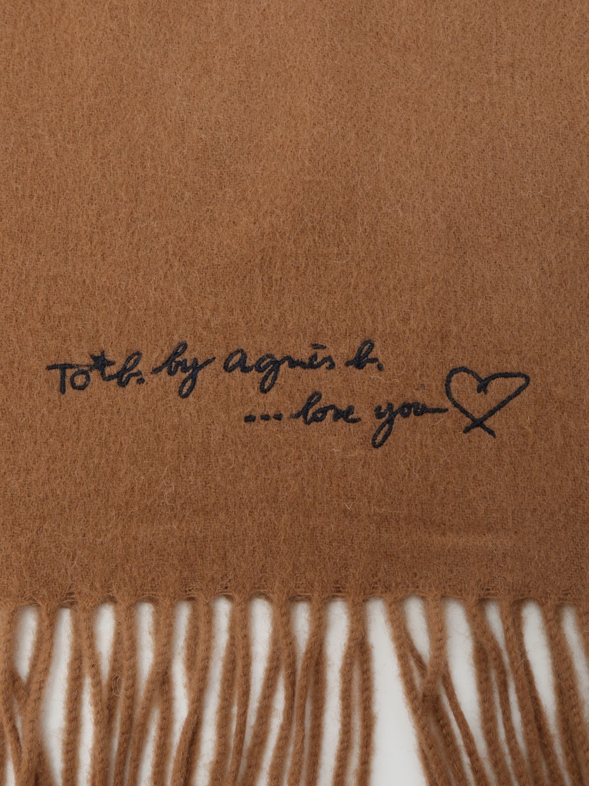 To b. WOMEN'S CASHMERE WOOL SCARF | agnès b. HK