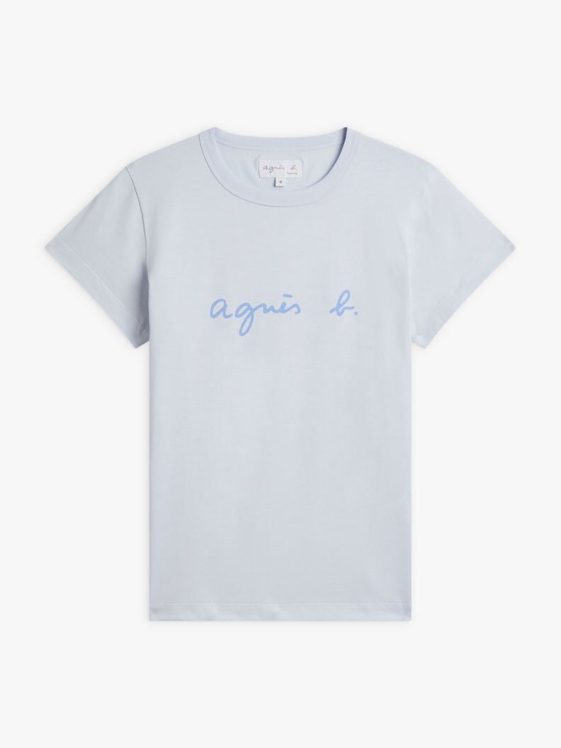 agnes b WOMEN’S SHORT SLEEVES "AGNÈS B." T-SHIRT