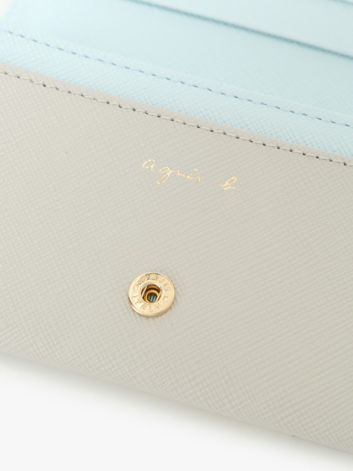 LEATHER CARD CASE agnès HK