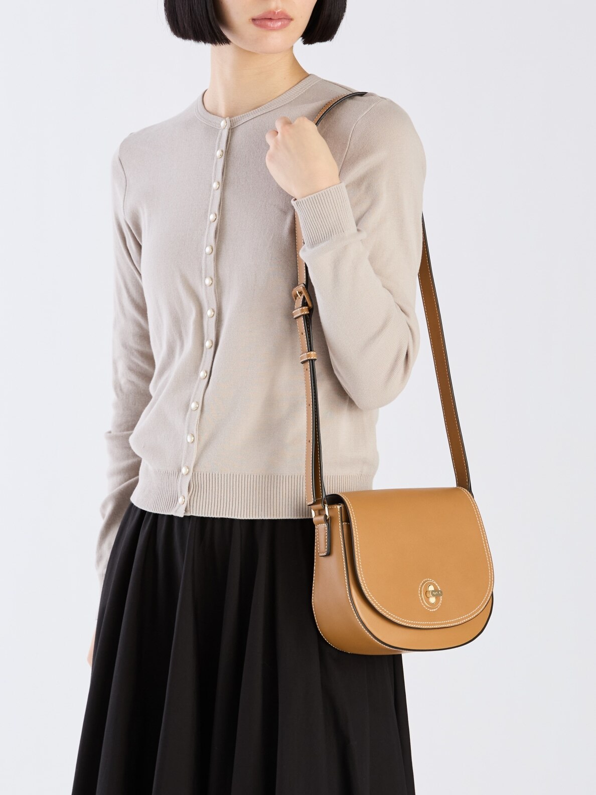 バッグ archive agnes b. leather shoulder bag archive agnes b. leather shoulder bag