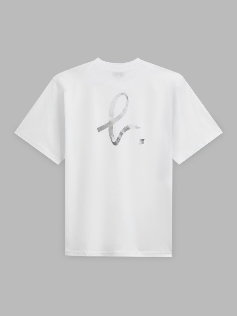 agnes b MEN'S B. LOGO COTTON JERSEY T-SHIRT