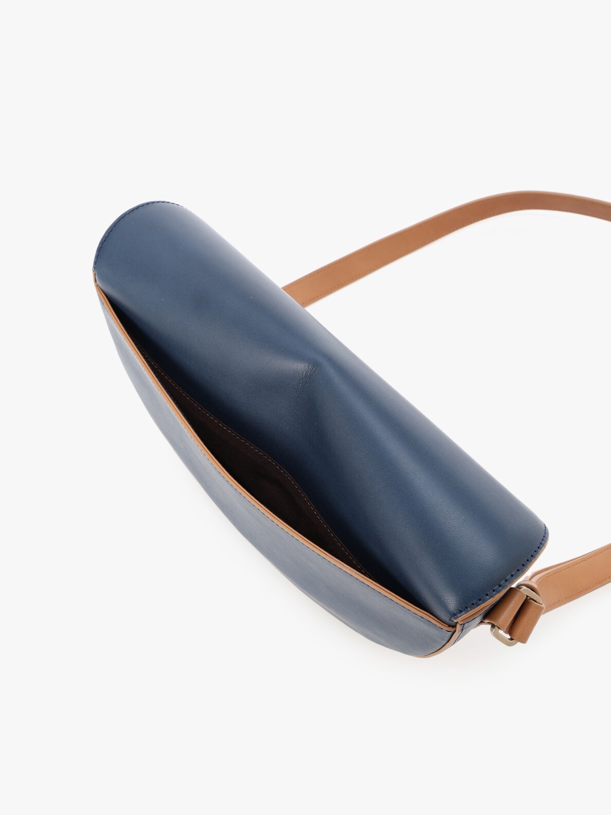 archive agnès b. leather shoulder bag black nylon zipped shoulder bag | Agnès b.
