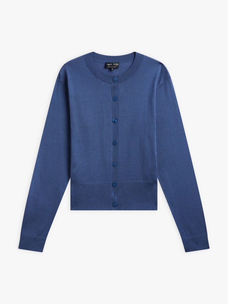 agnes b WOMEN'S LOVER LONG-SLEEVED COTTON CARDIGAN