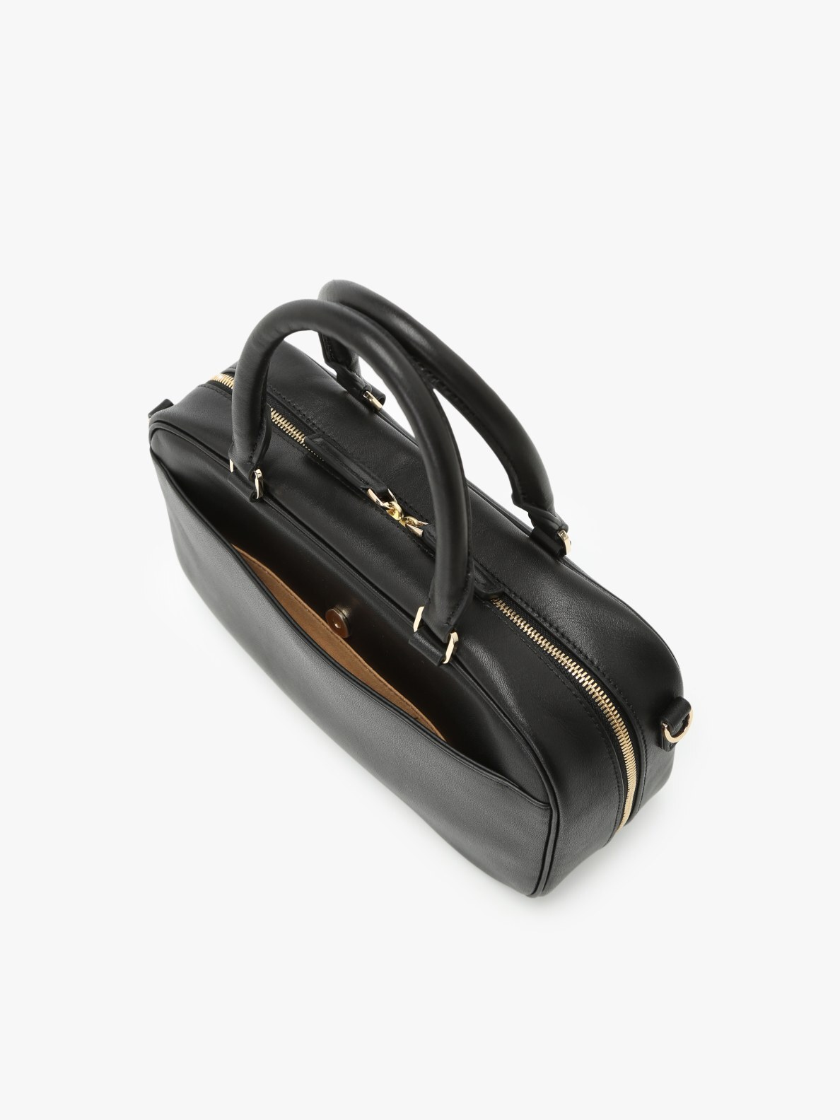 WOMEN'S LEATHER 2-WAY BOSTON BAG | agnès b. HK