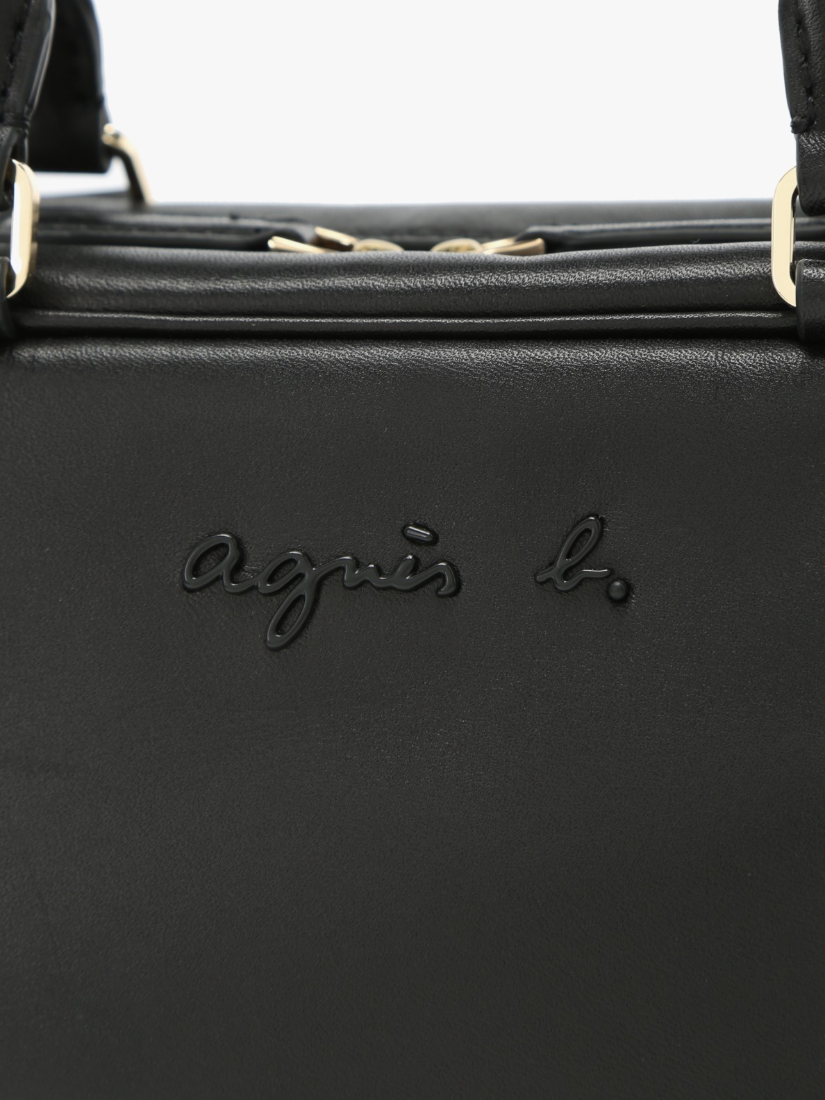 WOMEN'S LEATHER 2-WAY BOSTON BAG | agnès b. HK