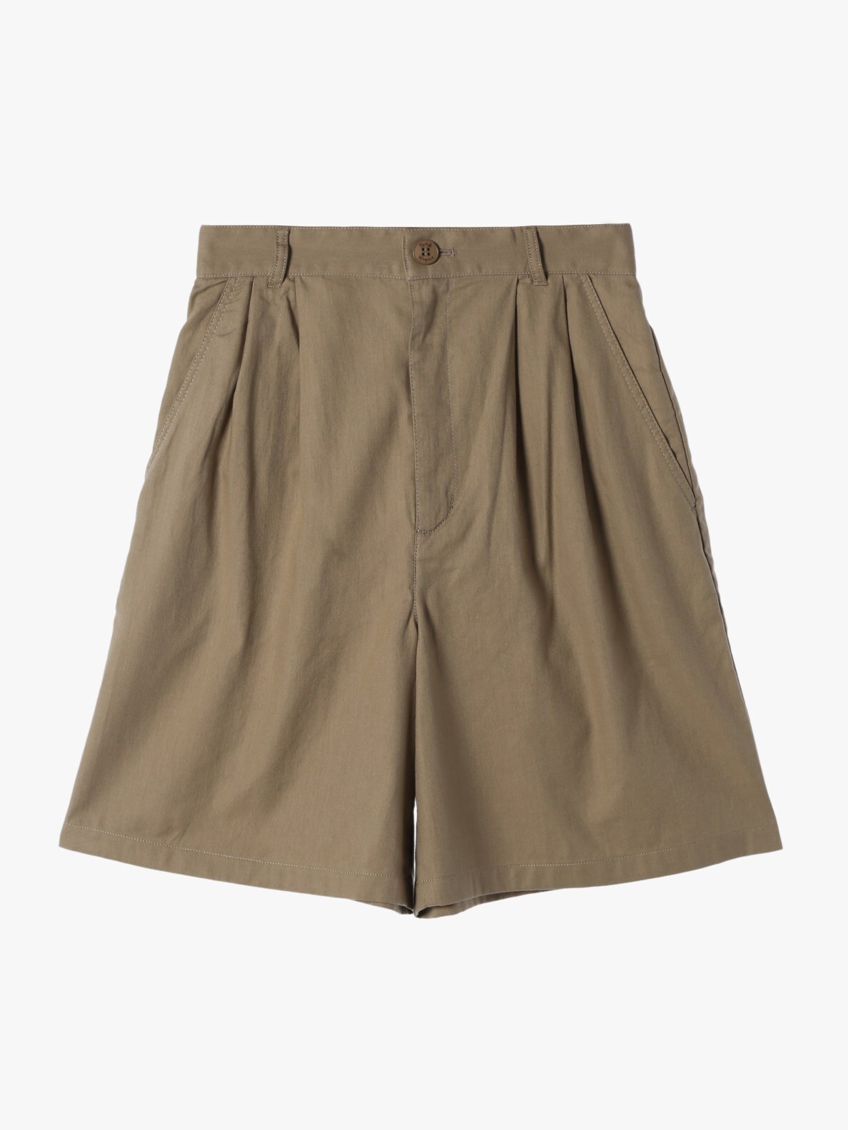 パンツ \"agnis b\"melange pleated baggy shorts agnis b
