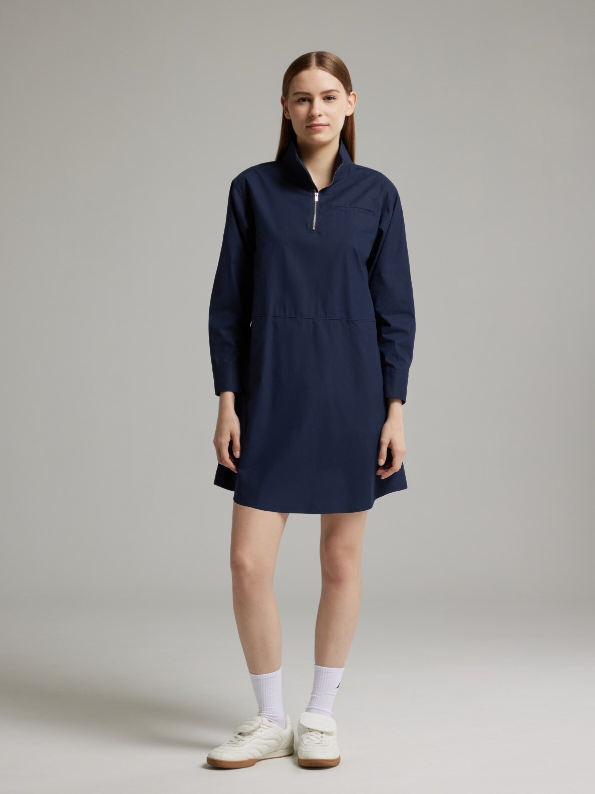 WOMEN'S b. LONG SLEEVE HALF ZIP DRESS | SPORT b.