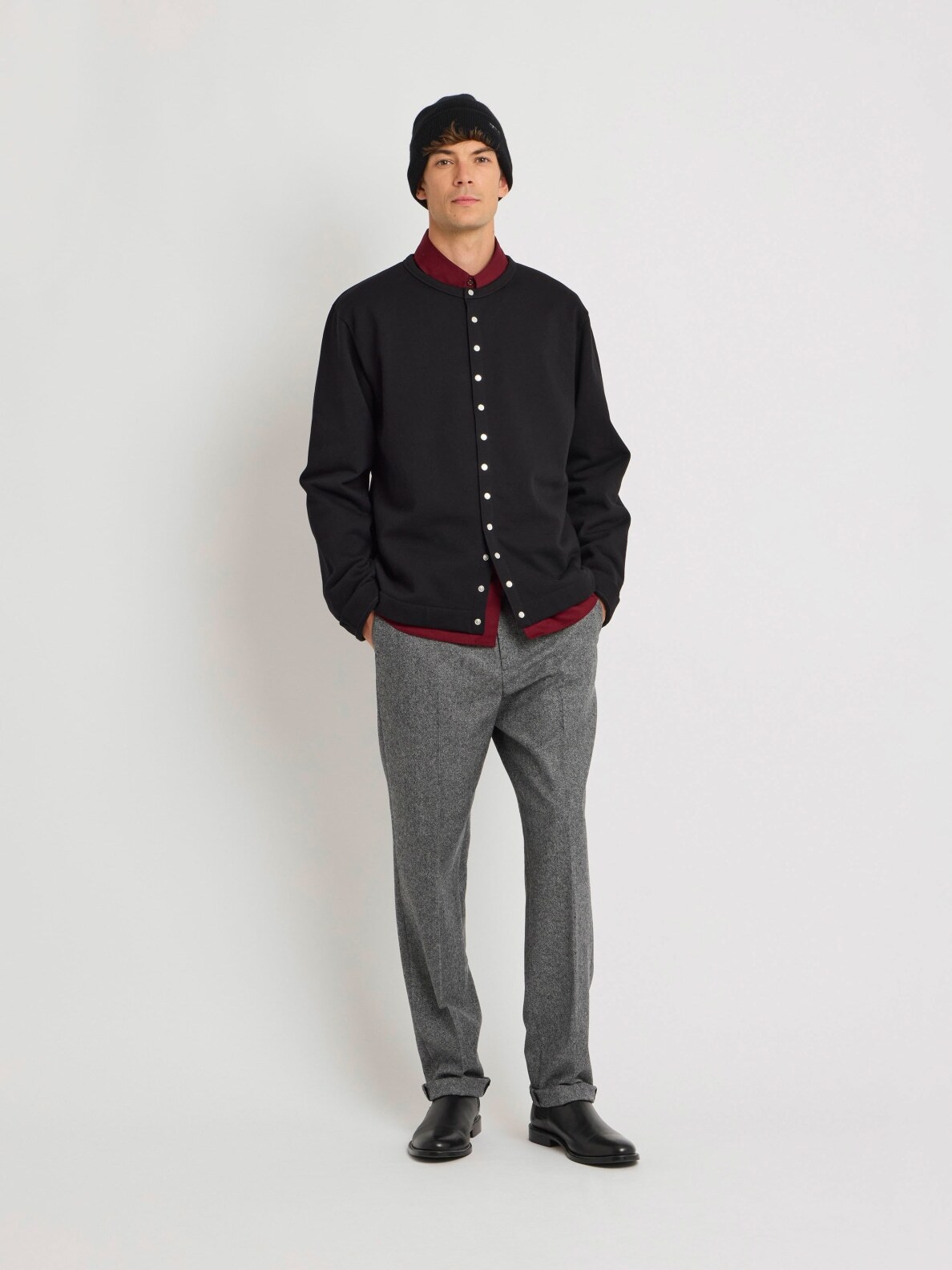 MEN 's Snap cardigans | agnès b. HK