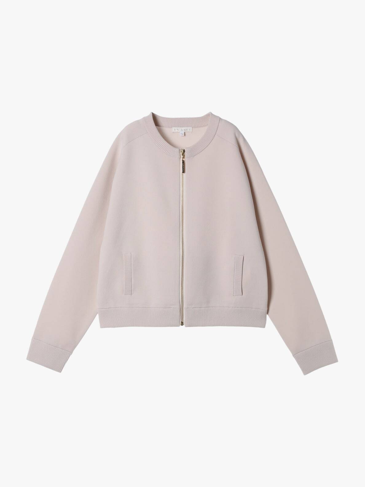 WOMEN'S KNIT ZIP-UP BLOUSON | agnès b. HK