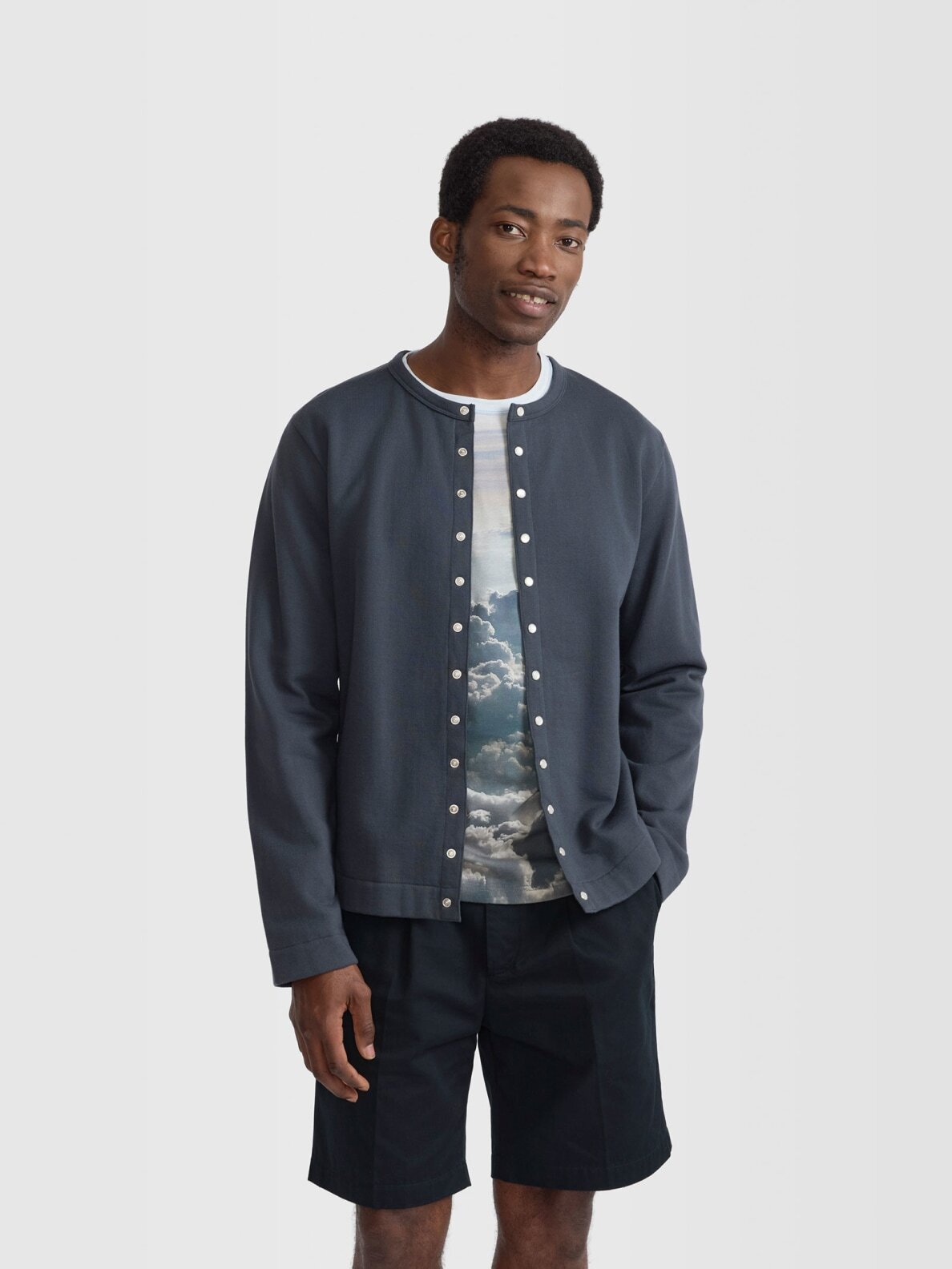 MEN 's Snap cardigans | agnès b. HK