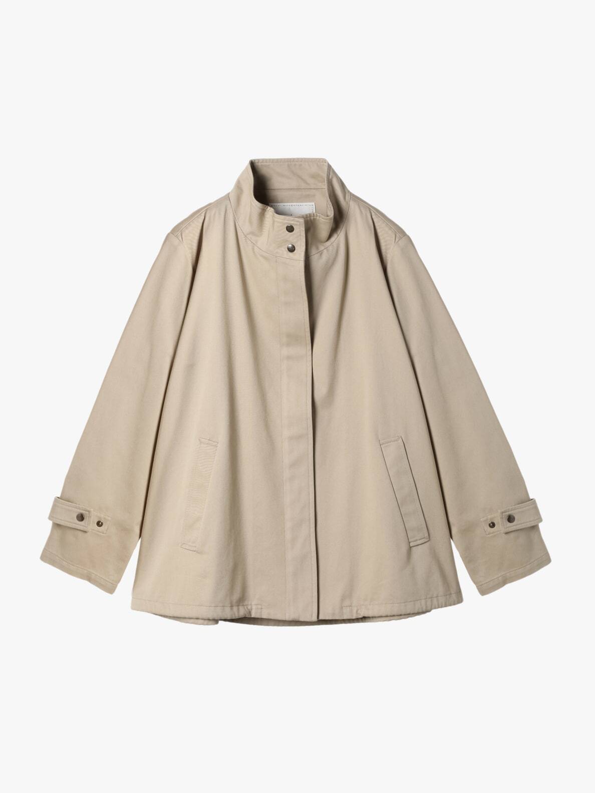 ジャケット・アウター agnes.b. / Stand collar coat WOMEN'S COTTON STAND COLLAR ZIP-UP SHORT COAT | agnès b. HK