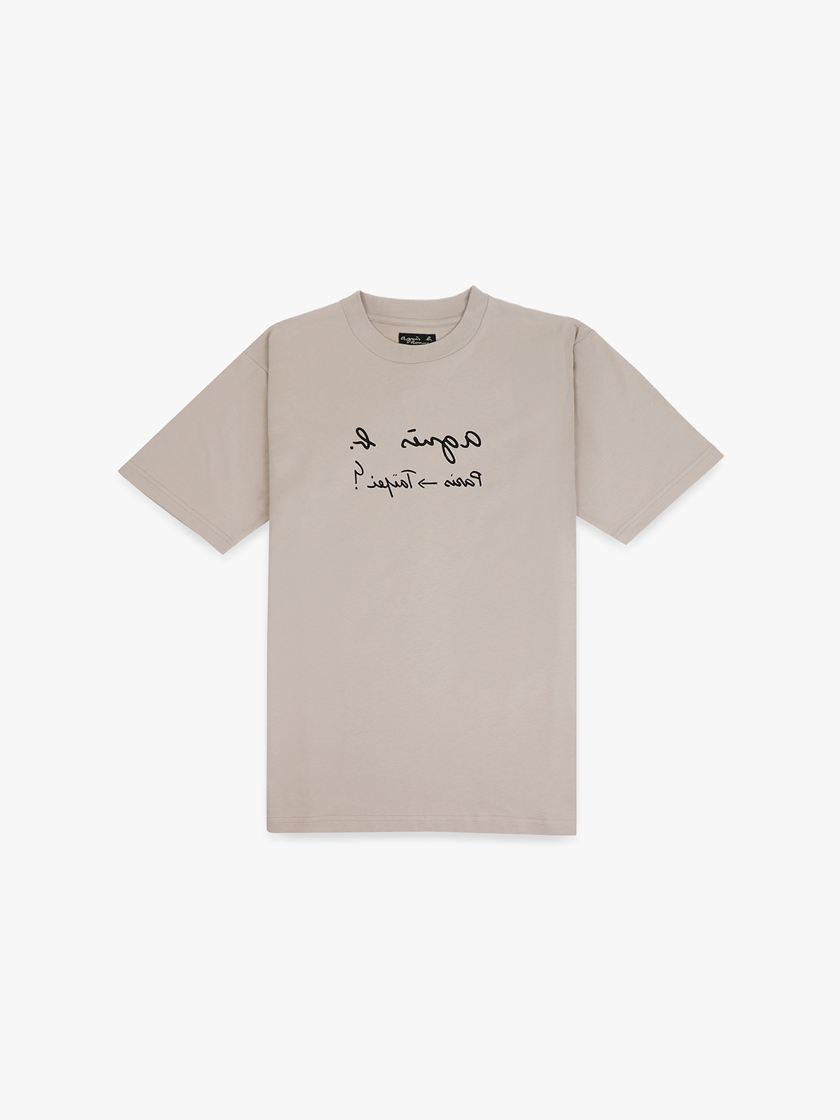 【誰ともかぶらない】Agnes b. Paris → Taipei Tシャツ Taiwan exclusive] Unisex agnes b 