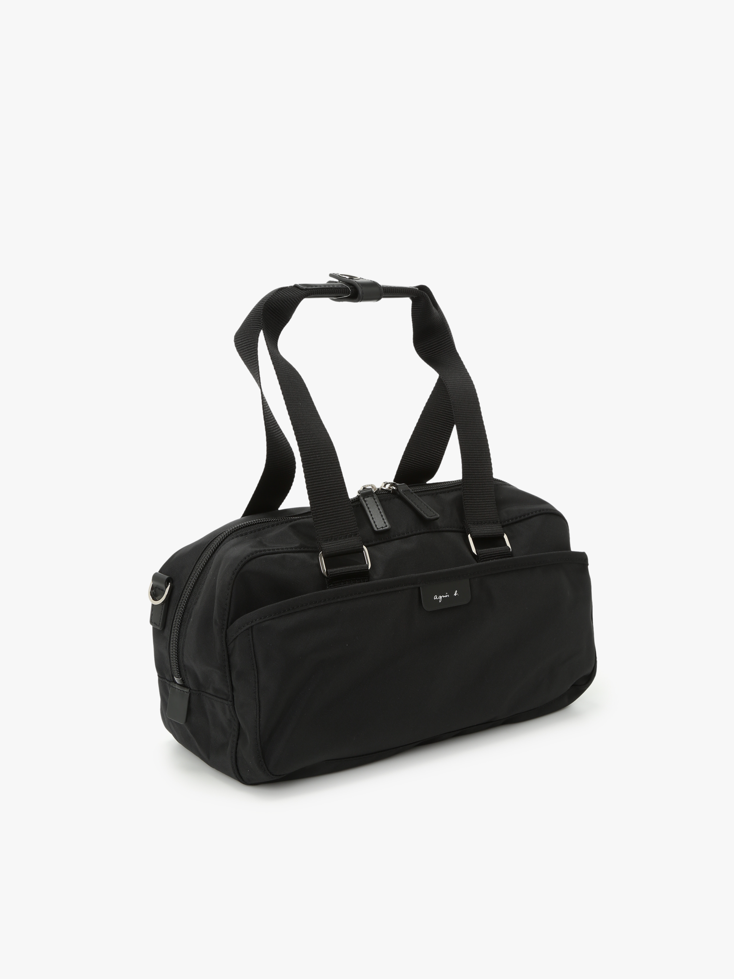 Women's Lightweight Nylon 2WAY Boston Bag | agnès b. TW