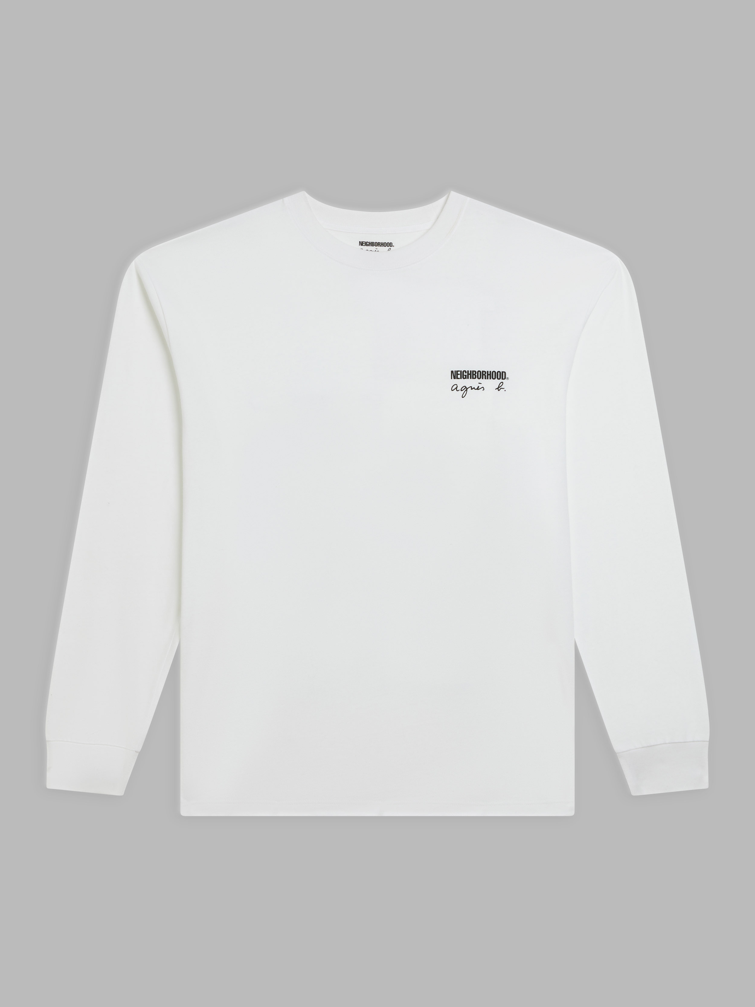 NEIGHBORHOOD Agnès b. 長袖Tシャツ XL 新品未使用 agnes b. x NEIGHBORHOOD 男女通用圓領長袖T恤| agnès b. TW