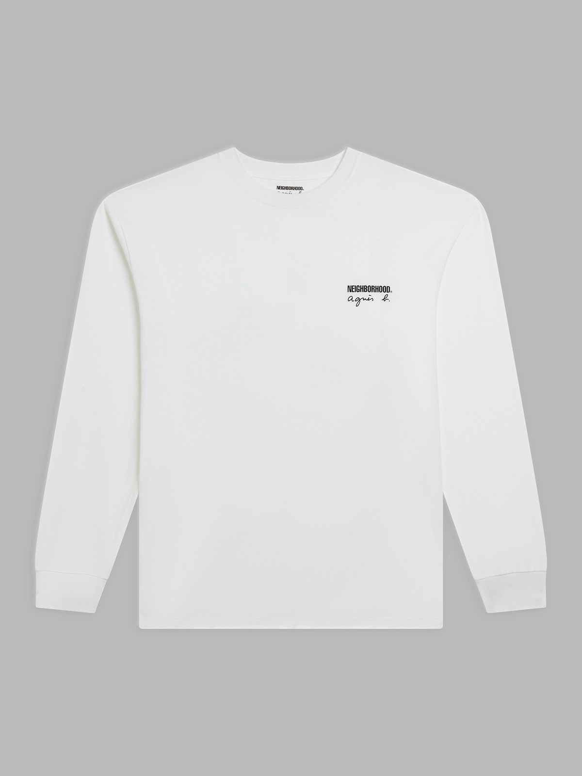 NEIGHBORHOOD × agnes b. 長袖Tシャツ agnes b. x NEIGHBORHOOD 男女通用圓領長袖T恤| agnès b. TW