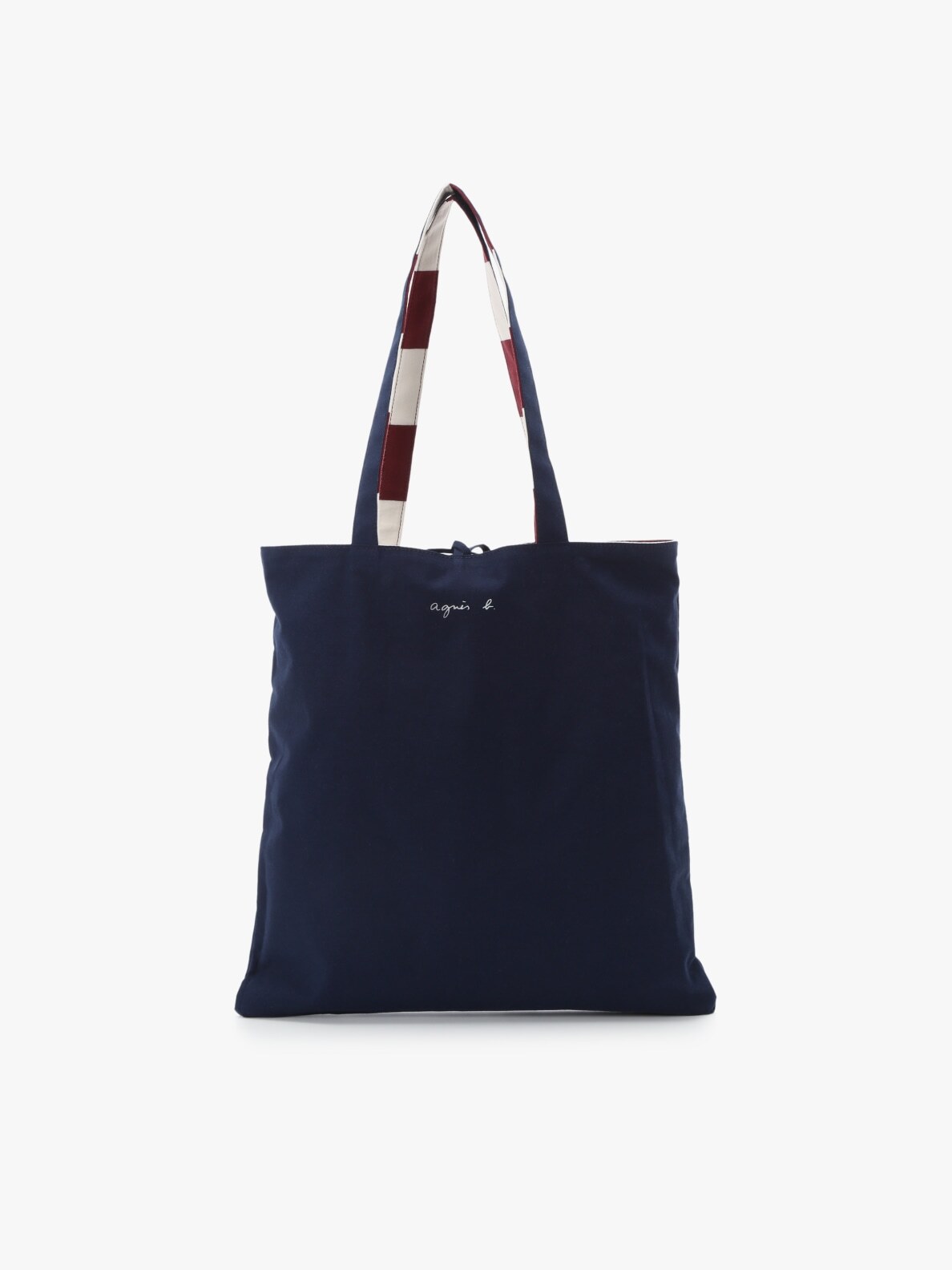 Women's Reversible Foldable Canvas Tote Bag | agnès b. TW